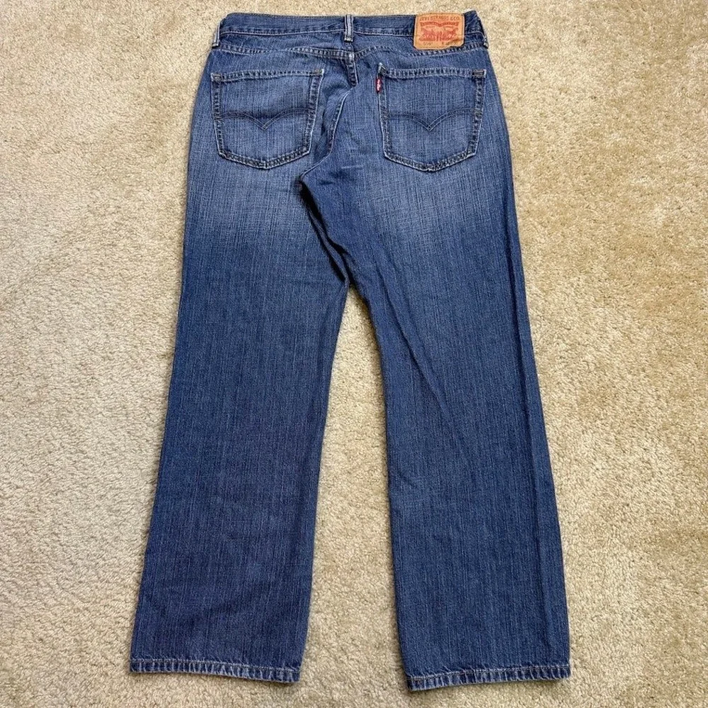 Levis 559 Relaxed Straight Jeans Mens 33x30 Blue Medium Wash Denim Pants